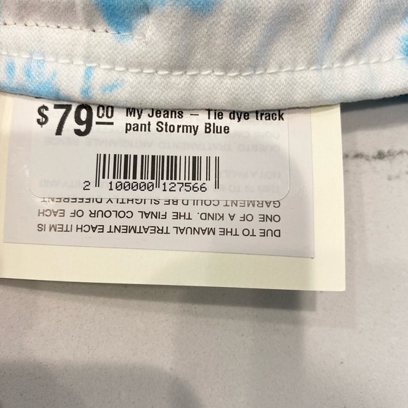 NWT It’s In My Jeans Tie Dye Track Pant Size 7 - Picture 11 of 14